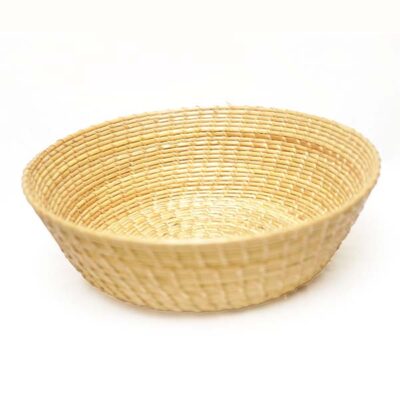 Round African Handwoven Basket from Baobabmart