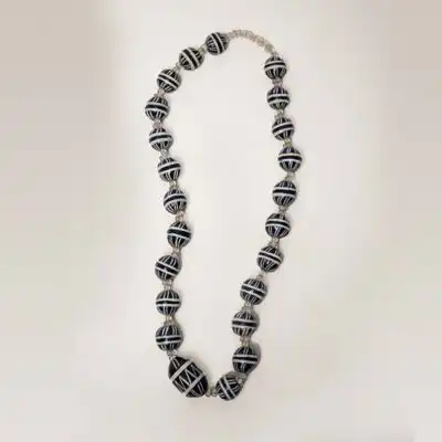 Cameroon Traditional Bamileke Necklace - Unique African Art Available at Baobabmart