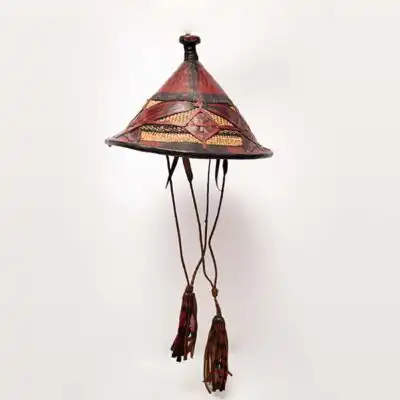 Sombrero de África occidental del jefe pastor