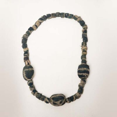 Handcrafted Authentic Ndop Necklace - Unique African Art Available at Baobabmart