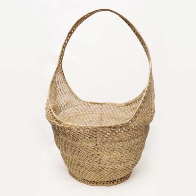 Traditional Straw Market Basket from Baobabmart