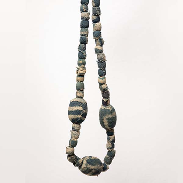 Handcrafted Authentic Ndop Necklace - Unique African Art Available at Baobabmart