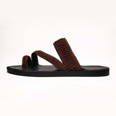 FulChris African Male Black Sandals - Handcrafted for Durability and Style Available at Baobabmart