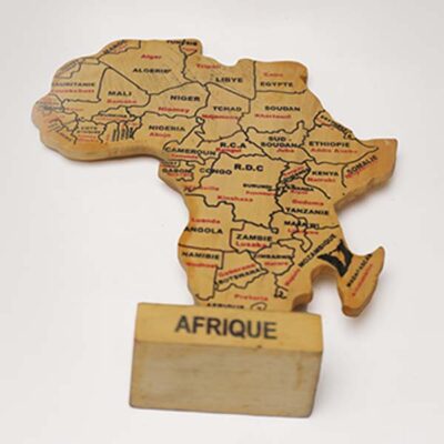 Wooden Africa Map Online from Baobabmart