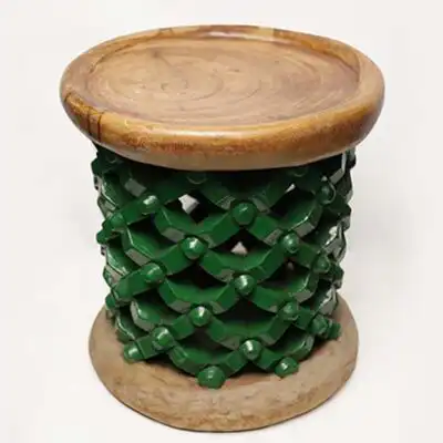 Taburete africano Babaki vintage vendido en Baobabmart