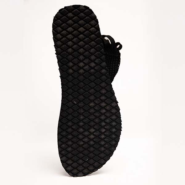 FulChris African Female Black Leather Sandals 5 FulChris African Female Black Leather Sandals