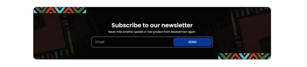 subscribing to our news letter