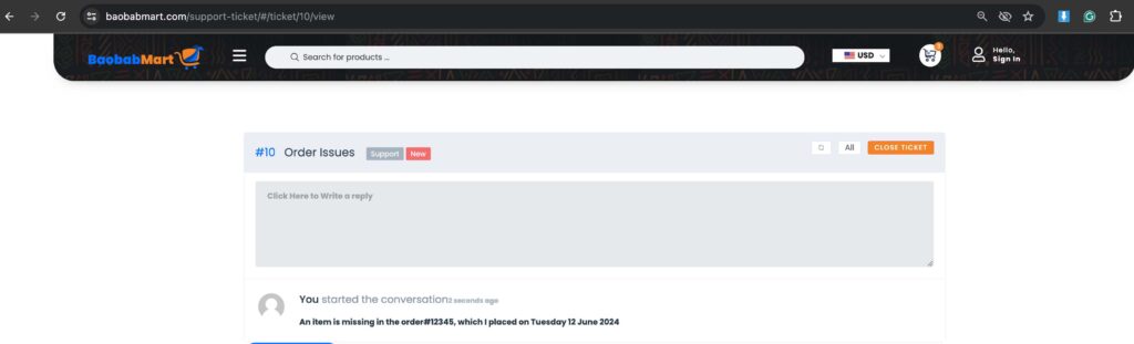 ticket confirmation and tracking