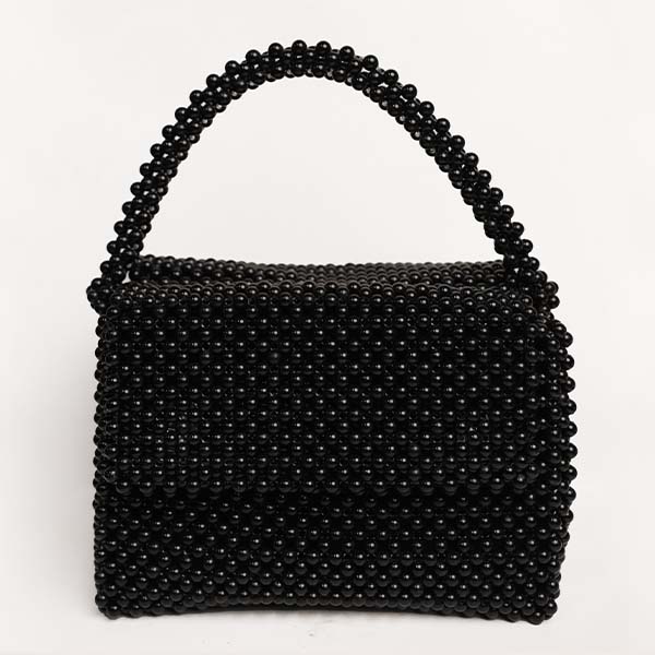 Sac à main en perles noires à vendre Sac pour femme en perles