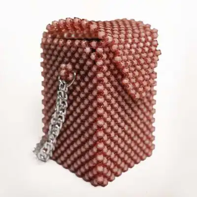 Rectangular Crossbody Beaded Bag from Baobabmart