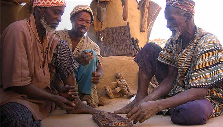 Gaming with African Mancala boards available at BaobabMart.
