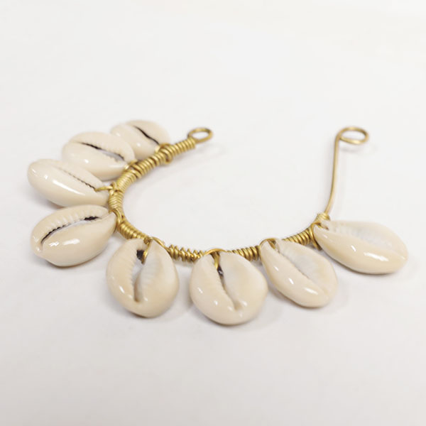 African Cowrie Shell Earcuff Earrings - Baobabmart