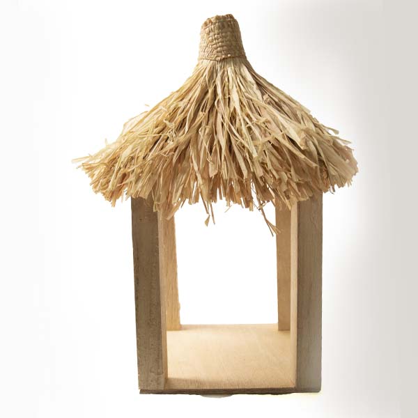Mini Decorative Straw Hut - Baobabmart