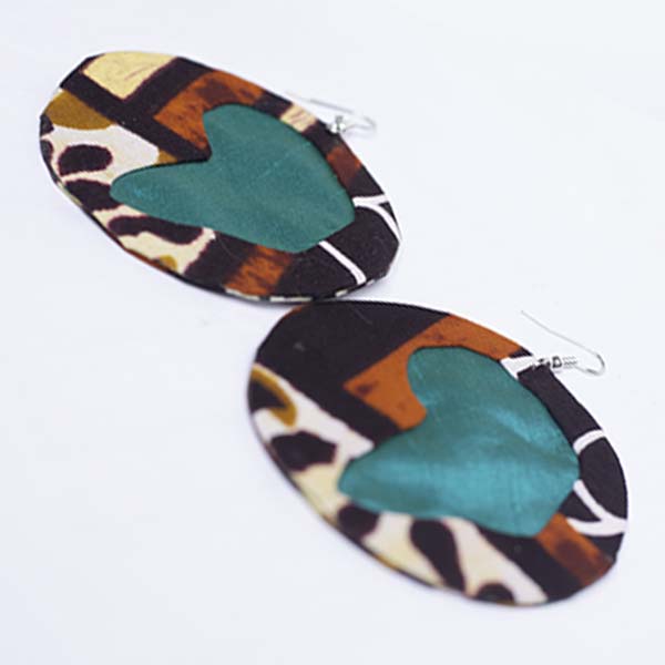 African map earrings in wax 7 Handcrafted African Map Wax Earrings – Unique Afrocentric Jewelry at Baobabmart