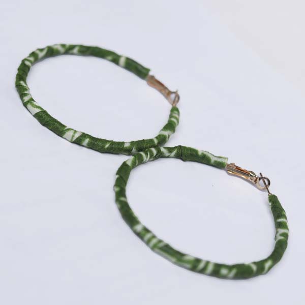 Ankara Hoop earrings 6 Handmade Authentic Ankara Hoop Earrings – African Jewelry at Baobabmart