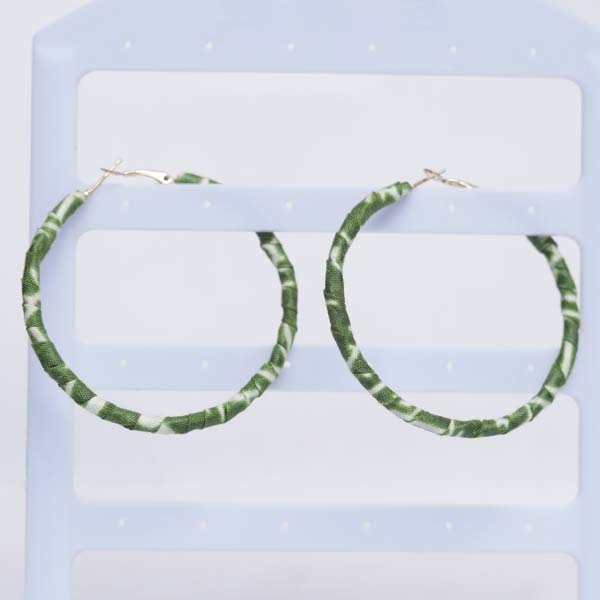 Ankara Hoop earrings 7 Handmade Authentic Ankara Hoop Earrings – African Jewelry at Baobabmart