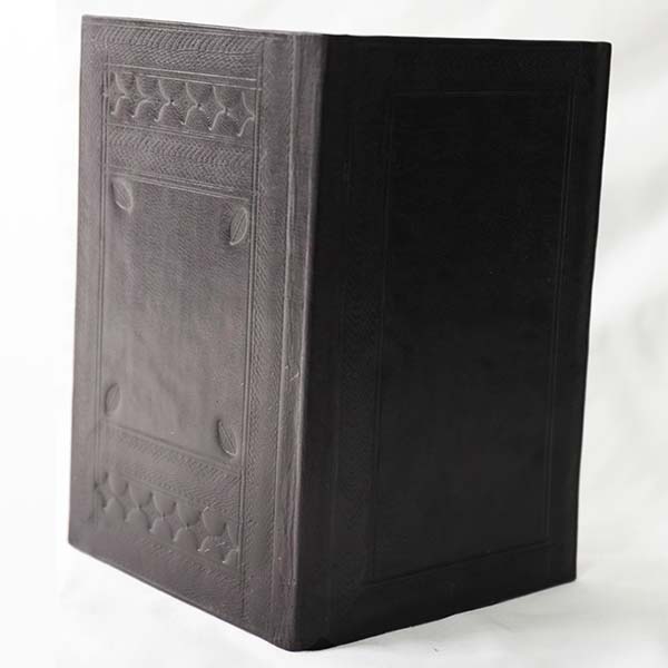 Bill Holder 5 Black Vintage Bill Holder - African Leather Bill Holder for Sale Baobabmart