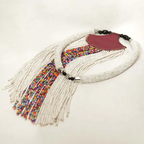 Handcrafted Massai Necklace Online2 Handcrafted Massai Necklace Online - Baobabmart