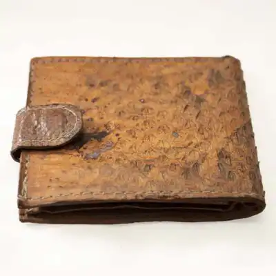Real Iguana Skin Men's Wallet for Sale