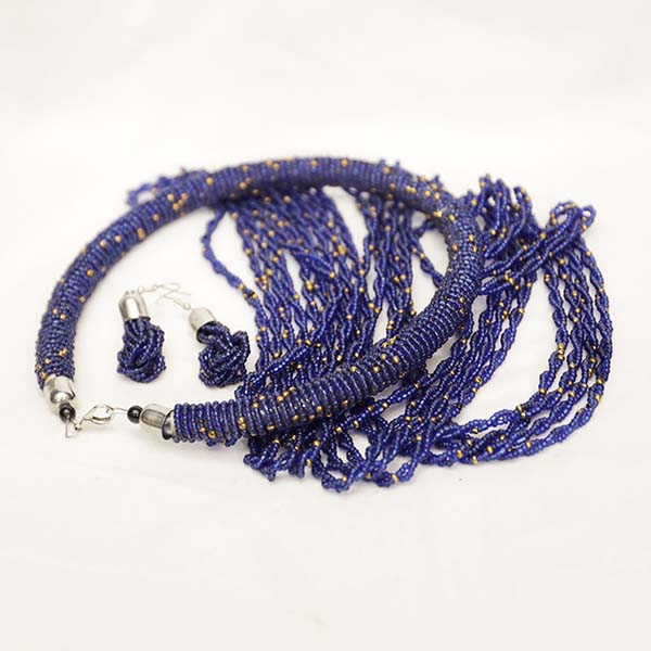 Massai Necklace and Earrings Sets3 Massai Necklace and Earrings Sets – Authentic African Jewelry at Baobabmart