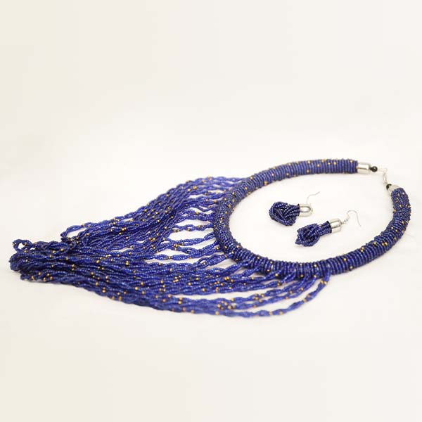 Massai Necklace and Earrings Sets4 Massai Necklace and Earrings Sets – Authentic African Jewelry at Baobabmart