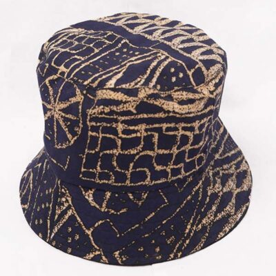 Ndop Fabric African Bucket Hat – Authentic African Headwear at Baobabmart