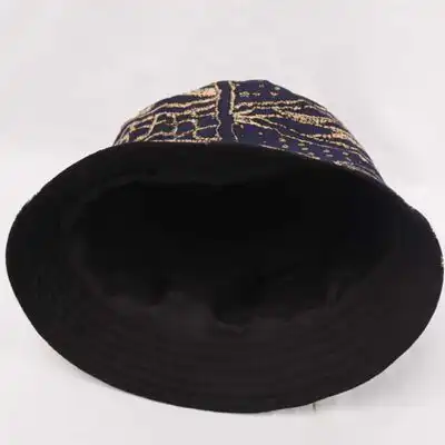 Ndop Fabric African Bucket Hat – Authentic African Headwear at Baobabmart