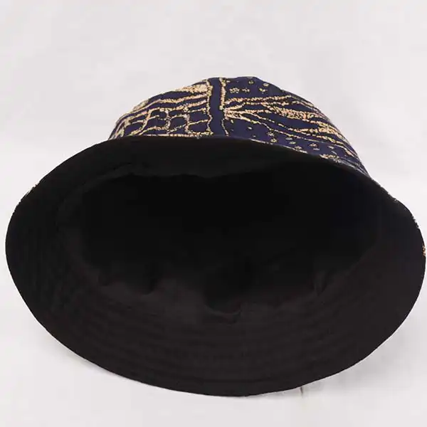 Ndop Fabric African Bucket Hat – Baobabmart에서 판매하는 정통 아프리카식 머리 장식