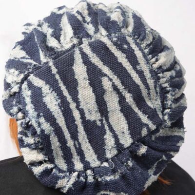 Cameroon Traditional Ndop Fabric Hat – Handcrafted African Style at Baobabmart