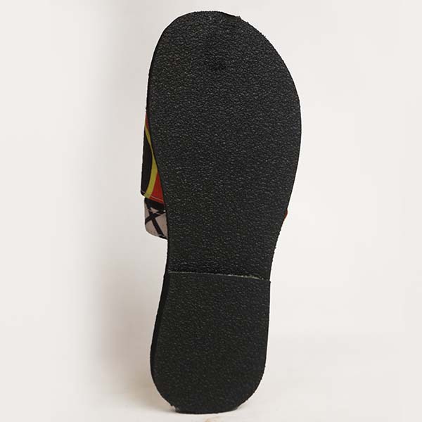 Sandals Made of Traditional African Fabrics – Handcrafted Authentic African Footwear Available at Baobabmart