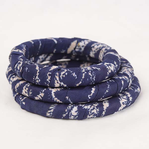 Set of 3 ndop fabric bracelets 4 Set of 3 Handmade Ndop Fabric Bracelets – African Accessories at Baobabmart