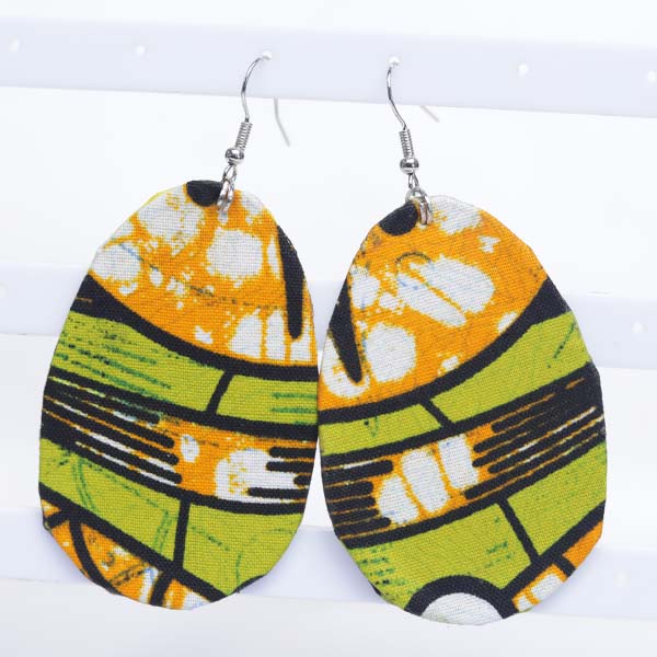 Small oval wax earrings 5 Handcrafted Small Oval Wax Earrings – African Jewelry from Baobabmart