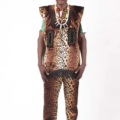 Tiger Cotton Traditional African Male Clothing