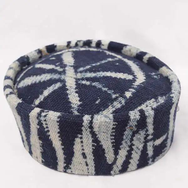 Ndop Fabric Traditional Hat – Handcrafted African Headwear at Baobabmart