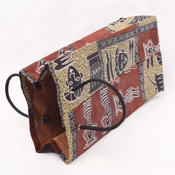 Wax wine bag 3 Traditional African Wax Wine Bag – Stylish Wine Carrier at Baobabmart