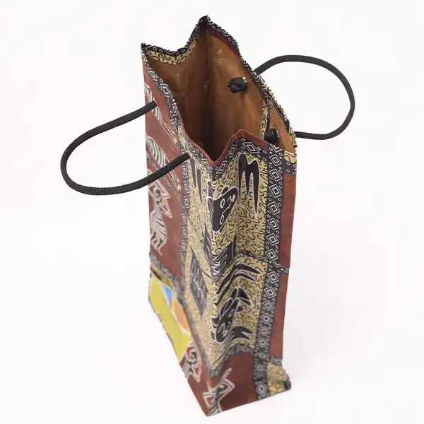 Traditional African Wax Wine Bag – Stylish Wine Carrier at Baobabmart