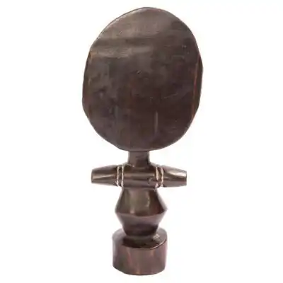 African Fertility Doll from Cameroon, handcrafted with intricate details, symbolizing prosperity and cultural heritage, available at BaobabMart.