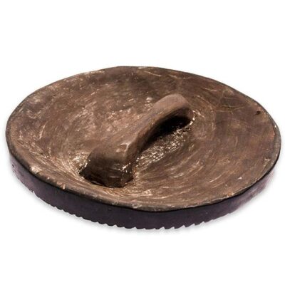 Bamileke Traditional Shield with 4 Leaf Clover Finishing, a unique African decor piece, available at Baobabmart.