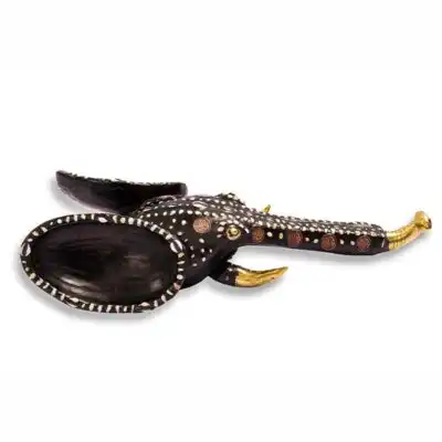 Handcrafted African Elephant Head Sculpture, authentic African decor piece, available at Baobabmart.