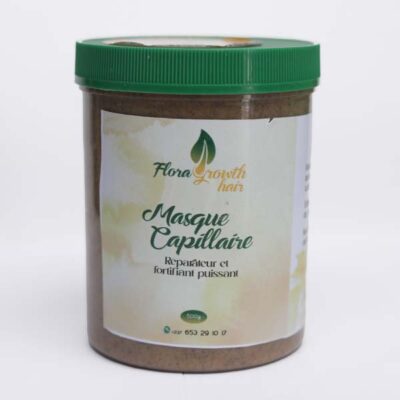 Flora Growth Hair Collection featuring mask, shampoo, cream, and serum, made with natural ingredients for healthy hair care, available at Baobabmart.