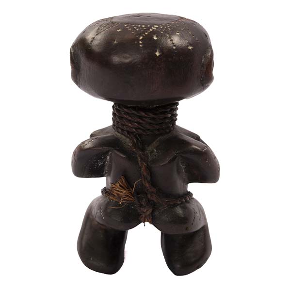 Large Pygmi figure 2 West African Pygmy Sculpture, handcrafted with intricate details, symbolizing cultural heritage, available at BaobabMart.