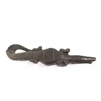 Small African Wooden Alligator, hand-carved African decor piece, perfect for collections or tabletop displays, available at Baobabmart.