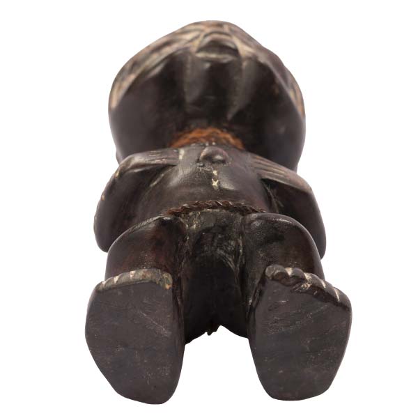 Small Pygmi figure 5 Wooden West African Tribe Pigmy Statue