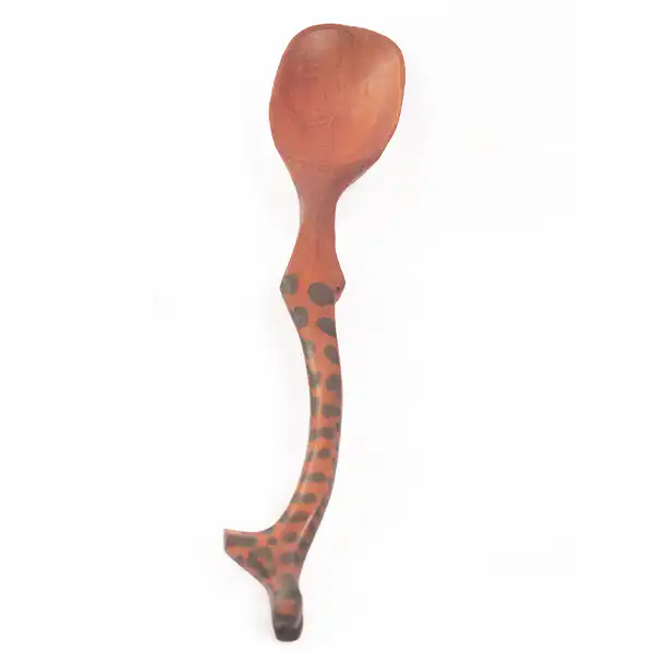 Bộ đồ ăn gỗ girrafe nhỏ 1 Bộ thìa gỗ đựng thức ăn hình hươu cao cổ nhỏ, được chạm khắc thủ công với họa tiết hươu cao cổ, hoàn hảo để đựng thức ăn hoặc trang trí, có bán tại Baobabmart.