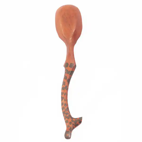 Bộ đồ ăn gỗ girrafe nhỏ 2 Bộ thìa gỗ đựng thức ăn hình hươu cao cổ nhỏ, được chạm khắc thủ công với họa tiết hươu cao cổ, hoàn hảo để đựng thức ăn hoặc trang trí, có bán tại Baobabmart.