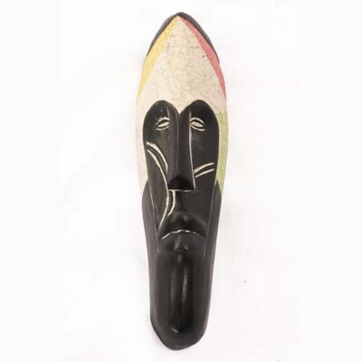 Cameroon Traditional Tribal Fang Mask, handcrafted with intricate details, symbolizing African heritage and spirituality, available at BaobabMart.