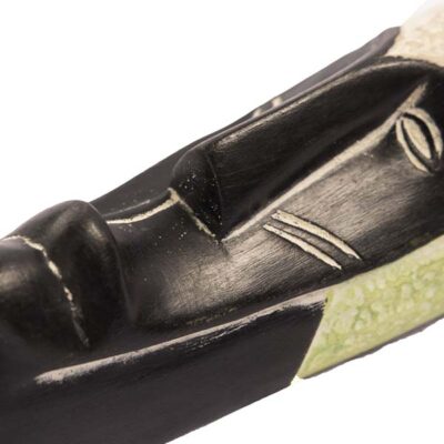 Cameroon Traditional Tribal Fang Mask, handcrafted with intricate details, symbolizing African heritage and spirituality, available at BaobabMart.