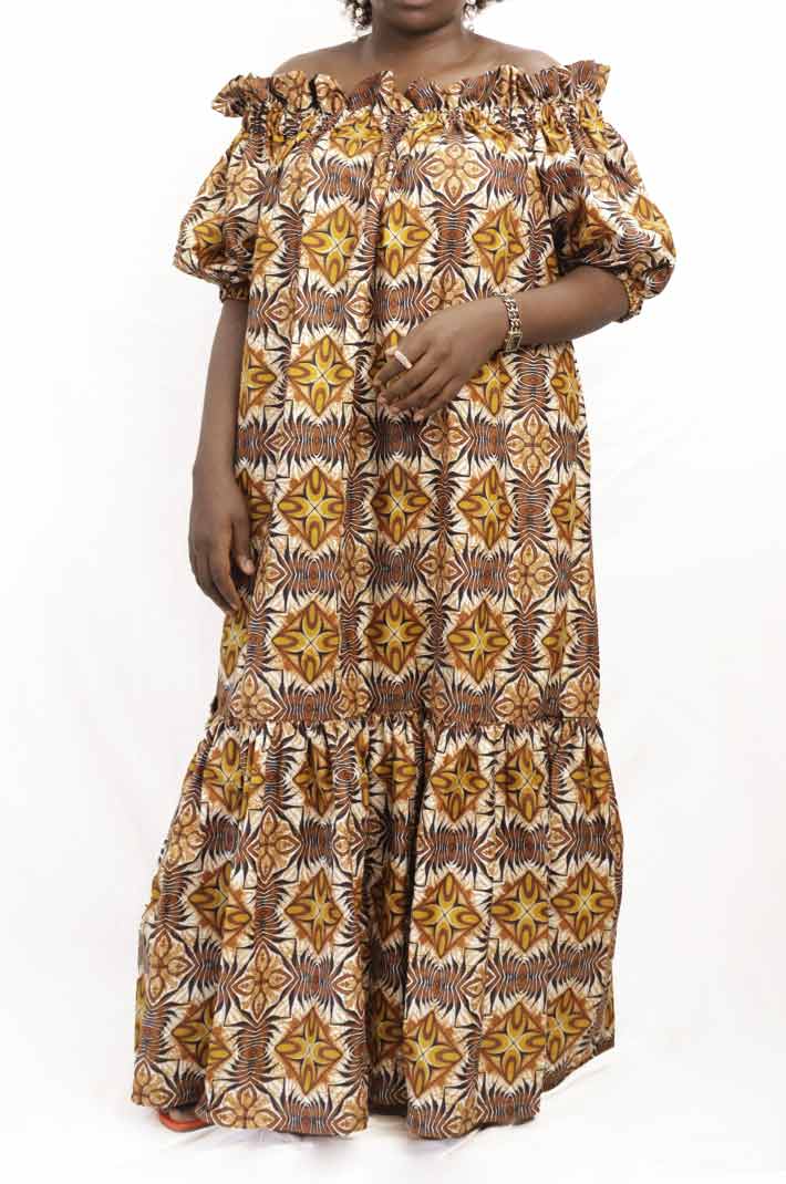 Buy Longline Kaba Dress with Elastic Boat Neckline XXS Women