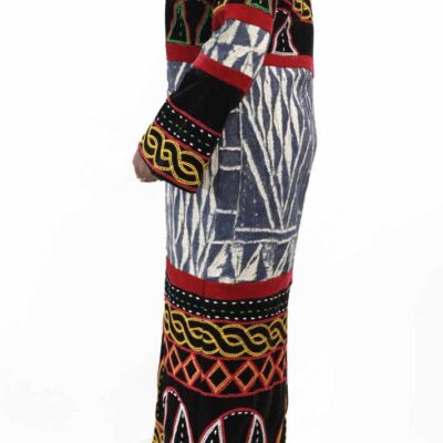 Grassfield Women Traditional Ndop Dress – Authentic African wear available at Baobabmart.