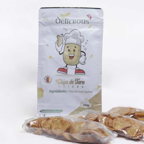 10 10 Sachets Taro Chips for Sale – crunchy and flavorful snacks at BaobabMart.